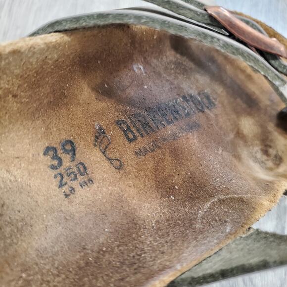 Birkenstock Mayari Sandals Womens Size 39 8.5 Leather Cork Footbed Comfort Shoes - Picture 4 of 7